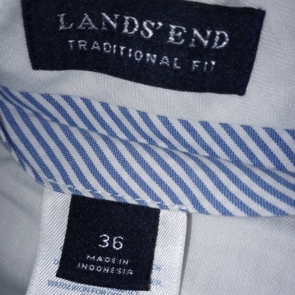 36 Lands End Mens Traditional Fit Chino Pants, Sierra Khaki - Picture 6 of 7